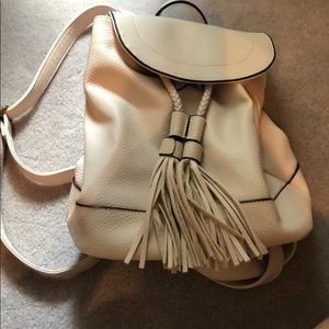 Flawless Leather Tassel Backpack